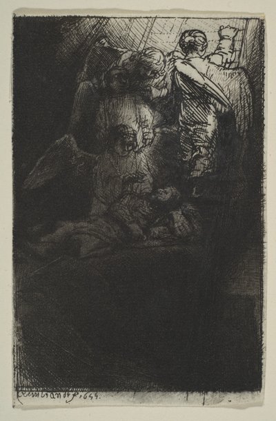 Jakobsleiter, 1655 von Rembrandt van Rijn