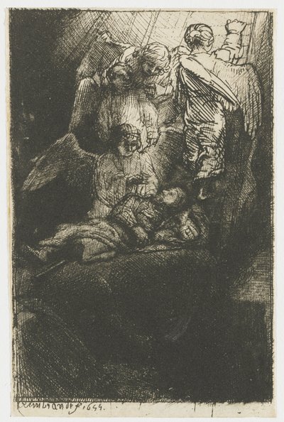 Jakobsleiter von Rembrandt van Rijn