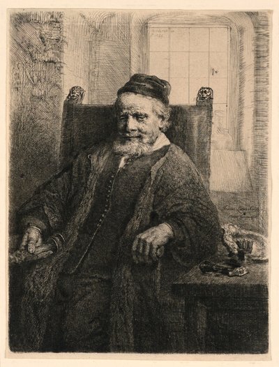 Jan Lutma, Goldschmied von Rembrandt van Rijn
