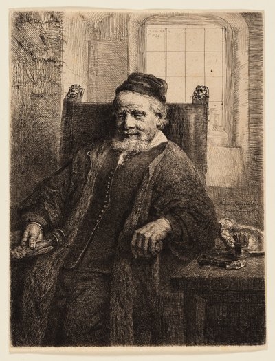 Jan Lutma, Goldschmied von Rembrandt van Rijn