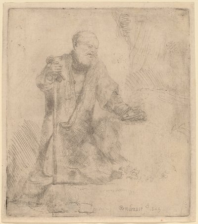 Der heilige Petrus in Reue von Rembrandt van Rijn