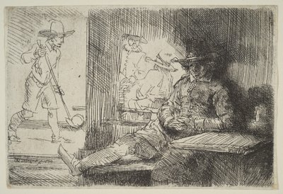 Der Golfspieler von Rembrandt van Rijn