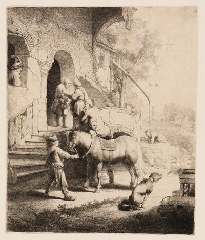 Der barmherzige Samariter von Rembrandt van Rijn