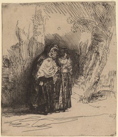 Die spanische Zigeunerin "Preciosa" von Rembrandt van Rijn