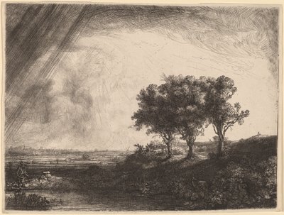 Die drei Bäume von Rembrandt van Rijn