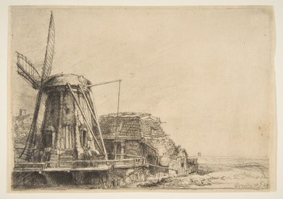Die Windmühle von Rembrandt van Rijn