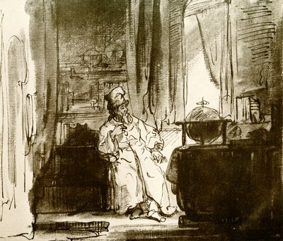 Der Philosoph von Rembrandt van Rijn