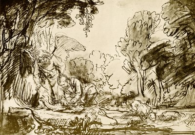 Tobias zerlegt den Fisch von Rembrandt van Rijn