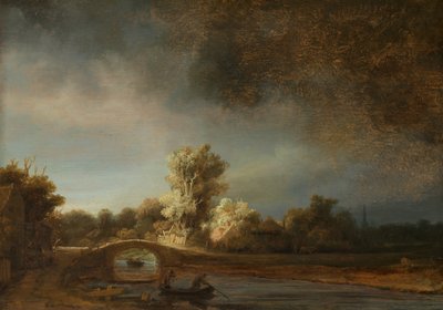 Die steinerne Brücke von Rembrandt van Rijn
