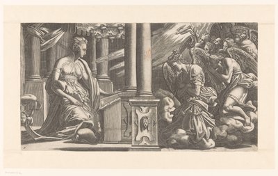 Verkündigung von René Boyvin (rejected attribution)