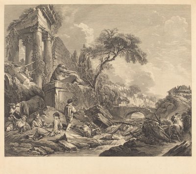 Der Spatz von Lesbia von René Gaillard after François Boucher