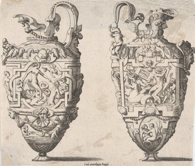 Zwei Vasen von Rene Boyvin