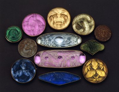 Verschiedene Glasgegenstände von Rene Jules Lalique