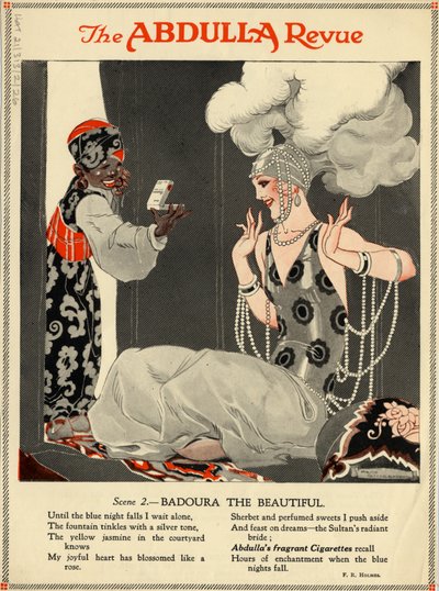 Abdulla Zigaretten, 1920er Jahre von Rene Vincent