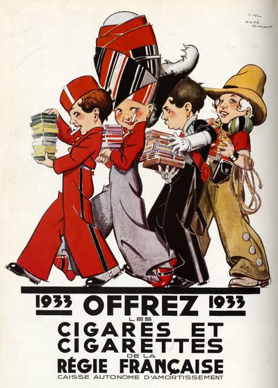 Zigaretten der französischen Regie von Rene Vincent