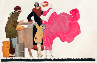 Plakatentwurf Au Bon Marché, ca. 1923 von Rene Vincent