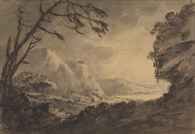 Eine felsige Landschaft von Rev. William Gilpin