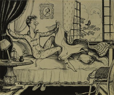 Es lohnt sich aufzustehen!, 1929 von Rex Whistler