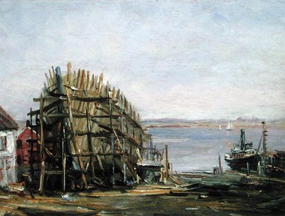 Noank Werft, ca. 1900 von Reynolds Beal