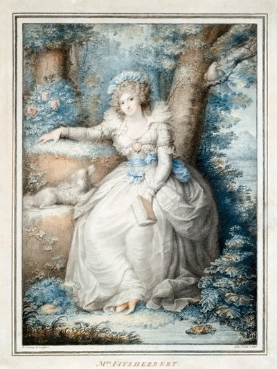 Mrs. Fitzherbert von Richard (after) Cosway
