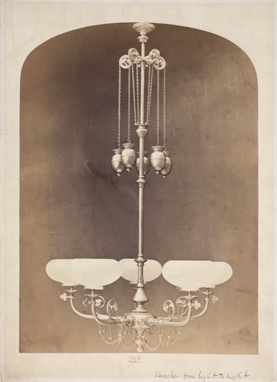 Gasleuchter, um 1880 von John Pardon