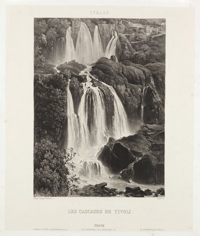 Les Cascades de Tivoli, ca. 1841 von John Pardon