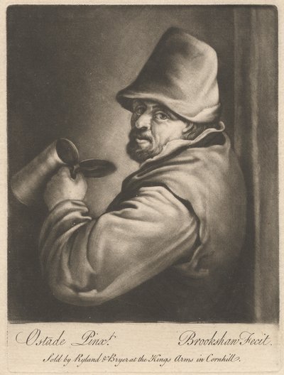 Mann mit Krug von Richard Brookshaw