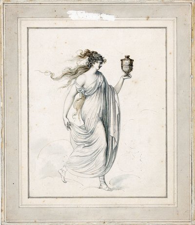 Porträt von Lady Emma Hamilton von Richard Cosway