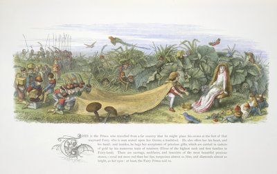 Ein Prinz bietet Geschenke an von Richard Doyle