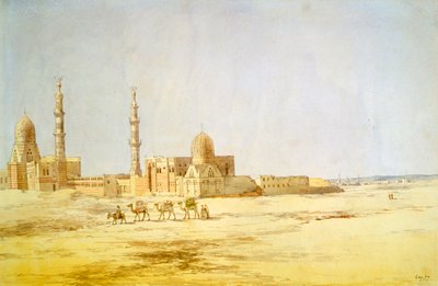 Gräber der Kalifen, Kairo, ca. 1842 von Richard Dudd
