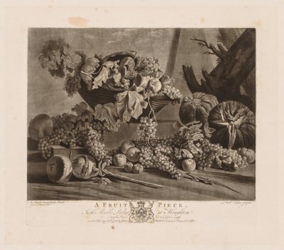 Ein Fruchtstück, 1776 von Richard Earlom
