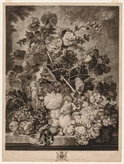 Ein Fruchtstück, 1781 von Richard Earlom