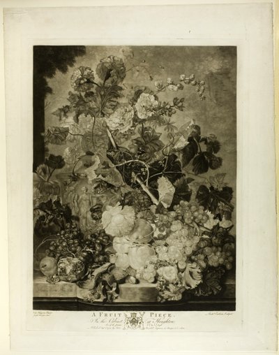 Ein Fruchtstück, aus der Houghton Gallery von Richard Earlom