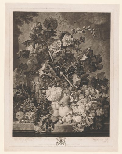 Stillleben mit Obst und Blumen von Richard Earlom