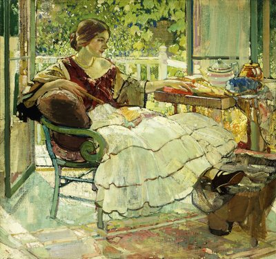 Nachmittagstee von Richard Emil Miller