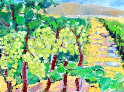 Chardonnay-Trauben, Napa, 2019 von Richard Fox
