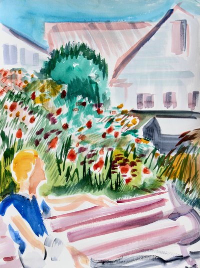Luther Burbank Gärten, Santa Rosa, 2016 von Richard Fox