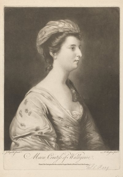 Maria, Gräfin Waldegrave von Richard Houston