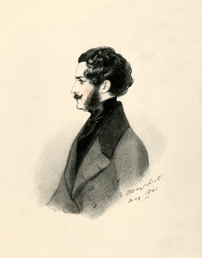 Edmund St John Mildmay, 1841 von Richard James Lane