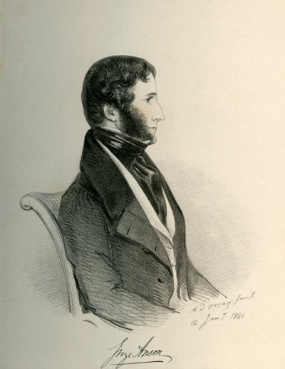 George Anson, 1840 von Richard James Lane