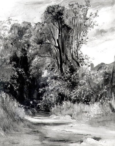 Weg durch einen Wald von Richard Parkes Bonington