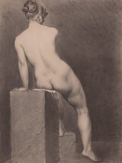 Mademoiselle Rose Nue, Rückenansicht von Richard Parkes Bonington