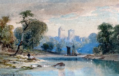 Killgaren Castle, Südwales von Richard Principal Leitch
