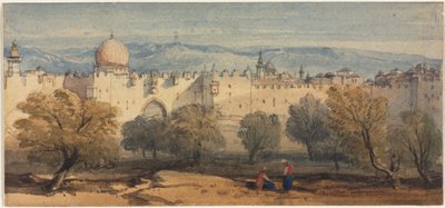 St. Stephans Tor, Jerusalem, ca. 1860 von Richard Principal Leitch