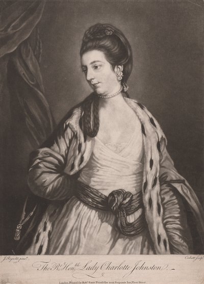 Die ehrenwerte Lady Charlotte Johnston von Richard Purcell