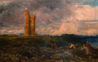 Das Anzünden des Leuchtfeuers, 1868-1870 von Richard Redgrave