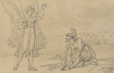 Josua und der Engel (Josua 5:13) von Richard Westall