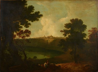 See Albano und Castel Gandolfo, 1800 von Richard Wilson