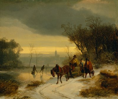 Winterlandschaft von Richard Zimmerman