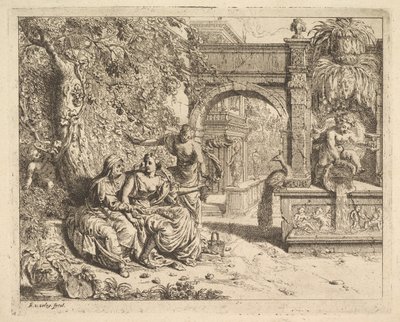Vertumnus und Pomona von Richard van Orley